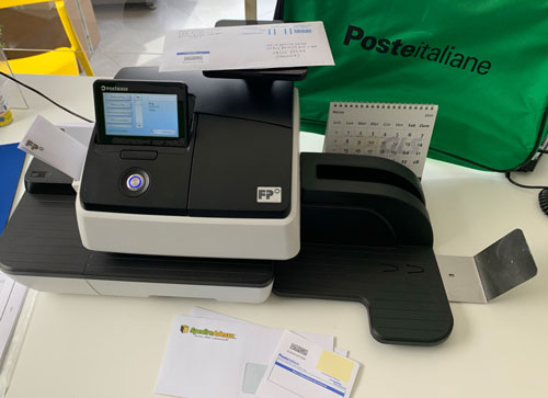 Macchina Affrancatrice Poste Italiane