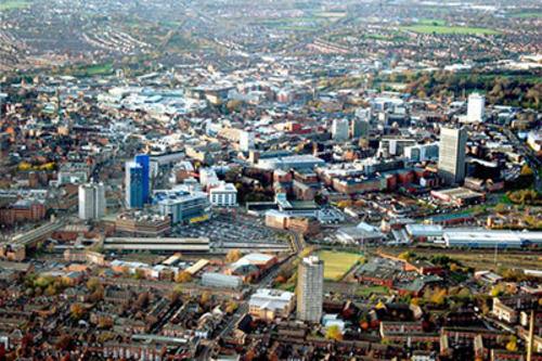 leicester panorama città