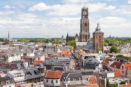 Utrecht panorama città